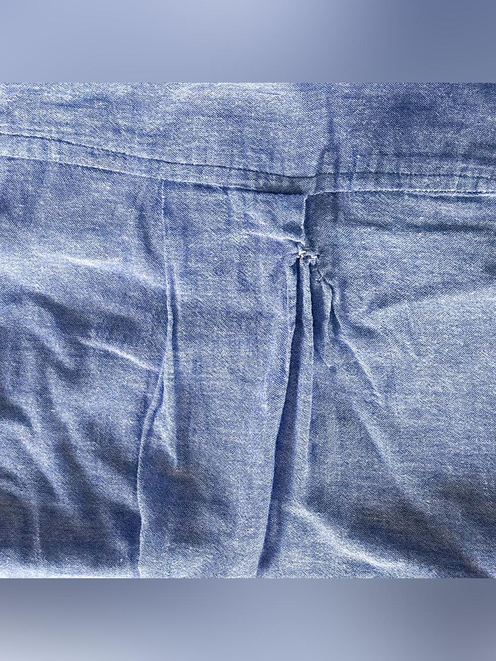 Injiri Core Khadi Tank Dress Handwoven Azure 36 GUC - Picture 3 of 7